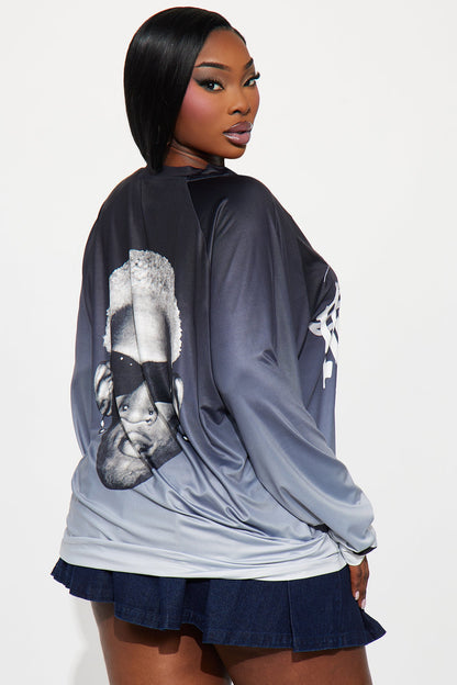 Rodman Jumbo Jersey Tee - Black/White