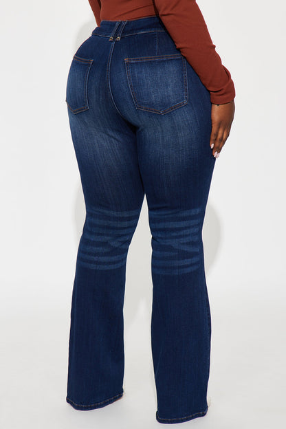 Siena Low Rise Bootcut Jeans - Dark Wash