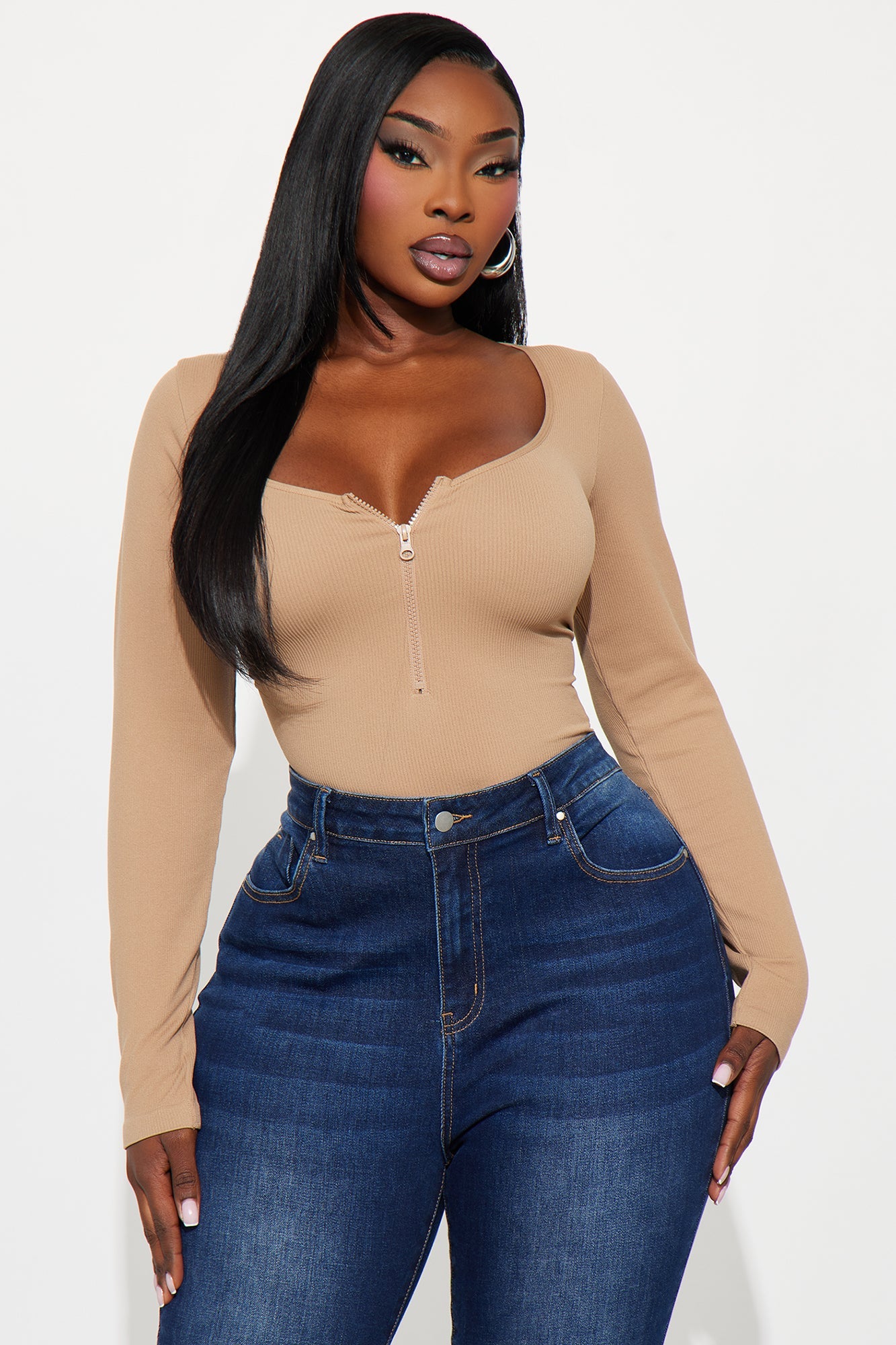 Celine Seamless Bodysuit - Taupe