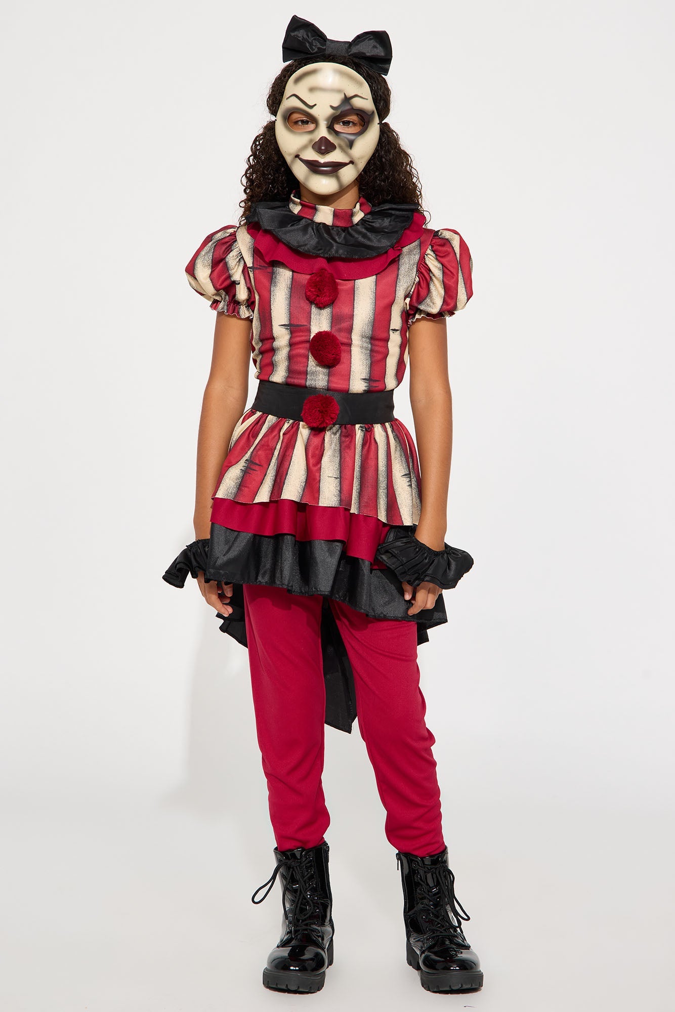 Mini Wicked Clown Costume - Red/combo