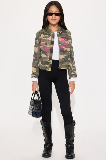 Mini Von Dutch OG Cadet Bomber Jacket - Camouflage