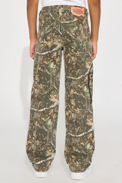 Mini Von Dutch Camo Straight Leg Jeans - Camouflage
