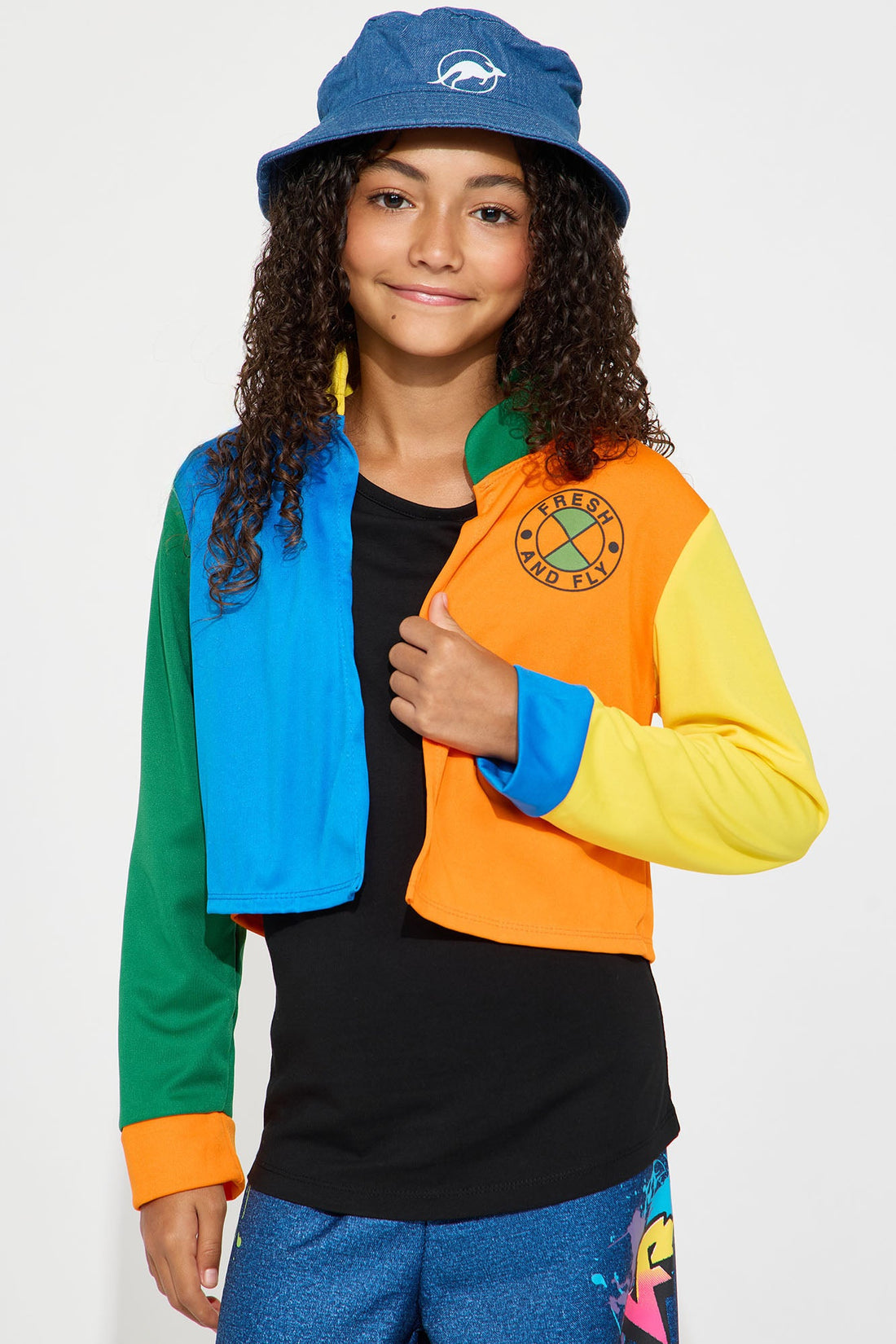 Mini Hip Hop Star Costume - Multi Color