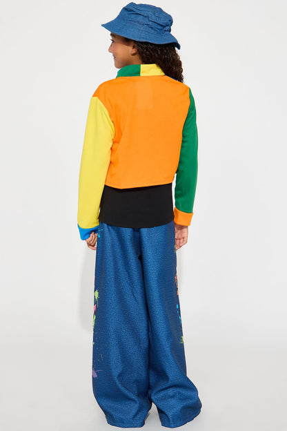 Mini Hip Hop Star Costume - Multi Color