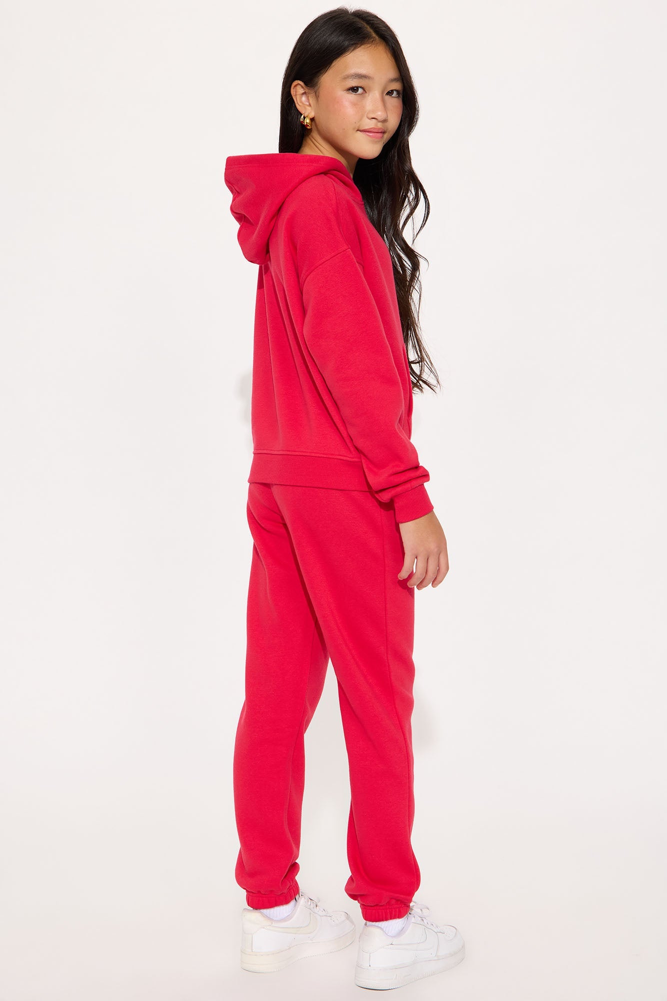 Mini Saint Sweatpant Set - Red