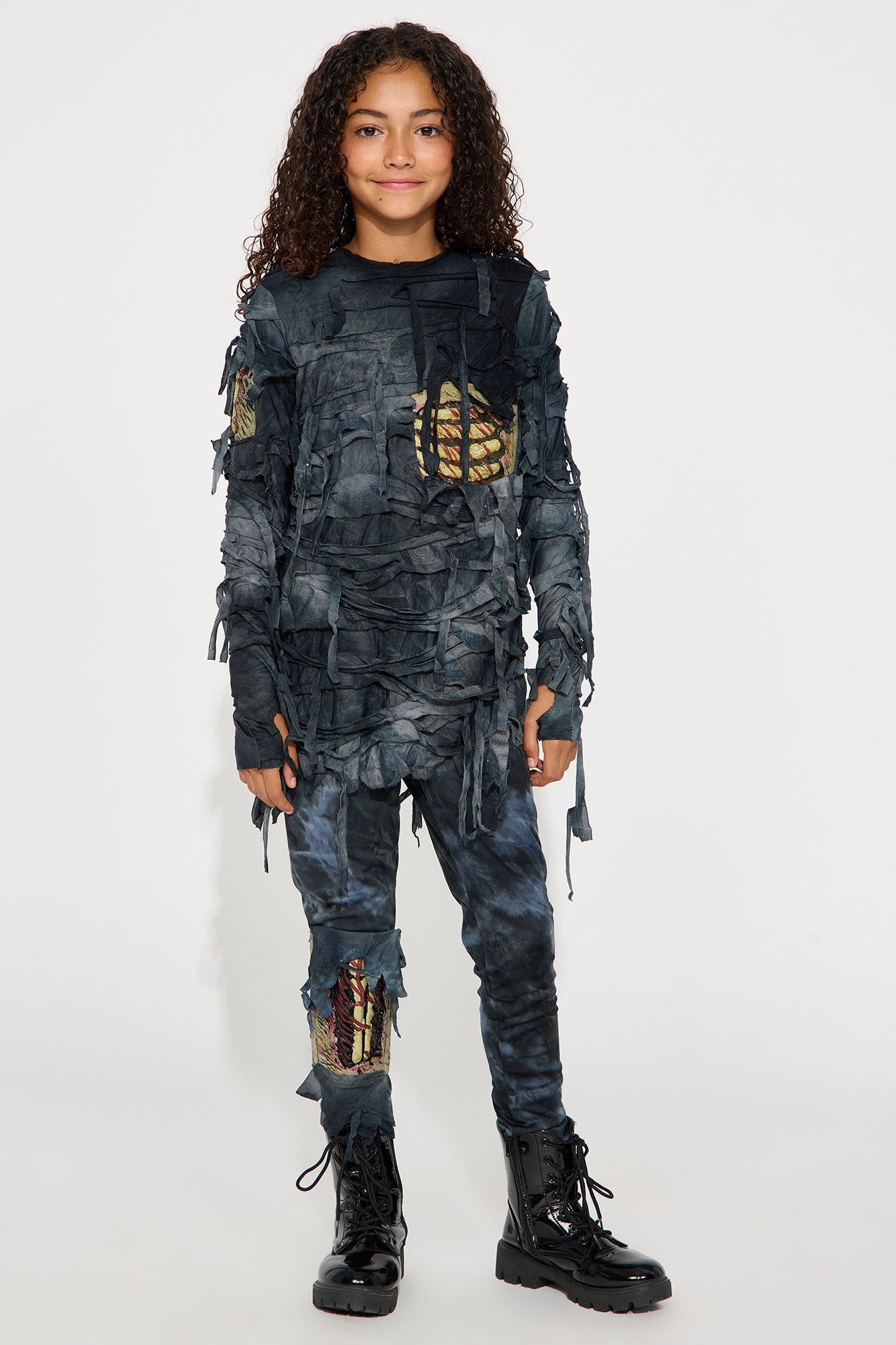 Mini Back From The Dead Zombie Costume - Grey/combo