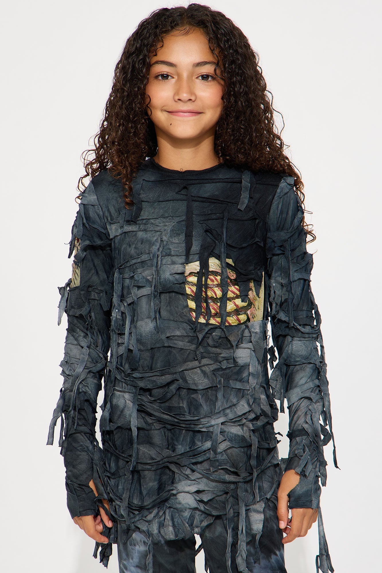Mini Back From The Dead Zombie Costume - Grey/combo