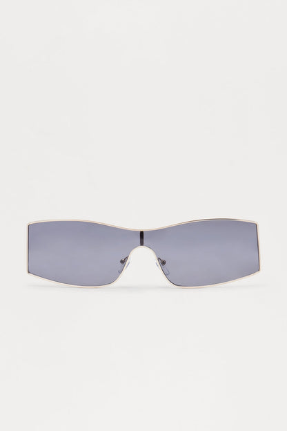 High Heat Round Metal Frame Sunglasses - Gold/Black