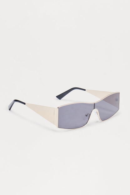High Heat Round Metal Frame Sunglasses - Gold/Black
