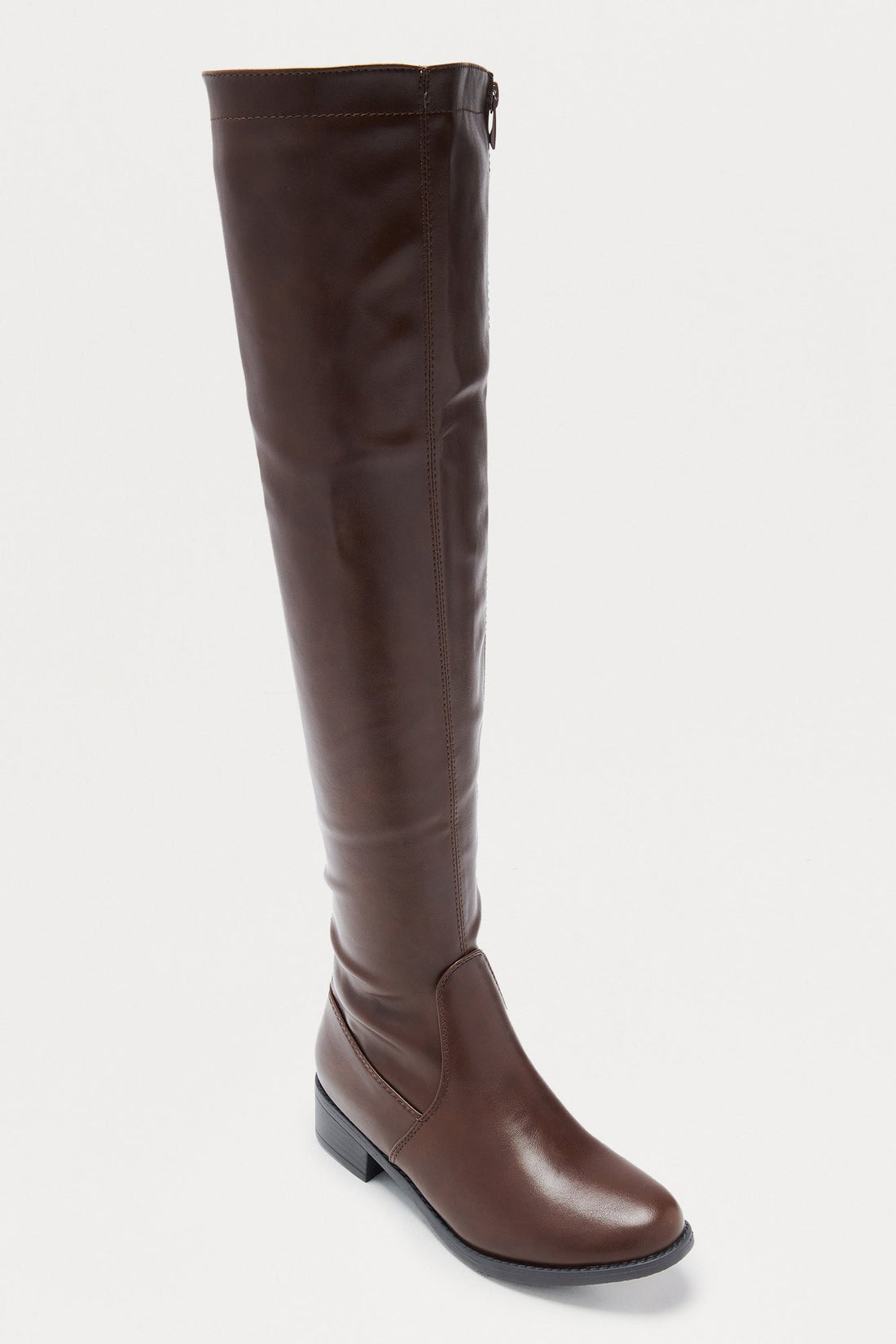True Lace Up Boots - Brown
