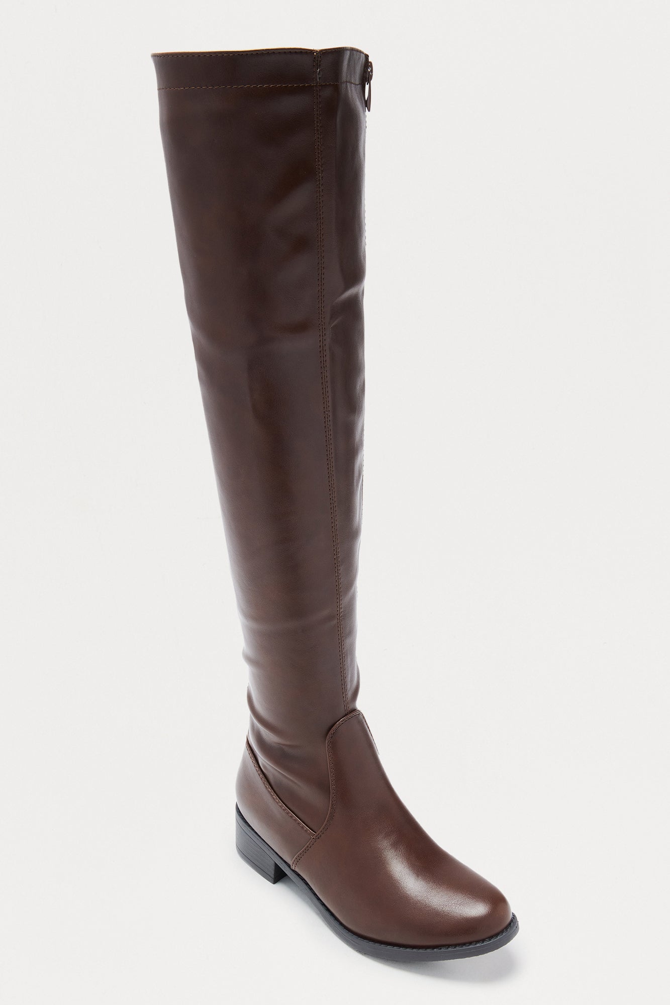 True Lace Up Boots - Brown