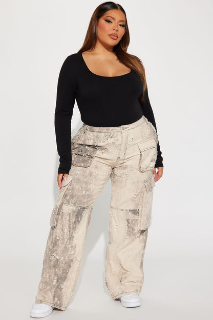 Bailey Long Sleeve Bodysuit - Black