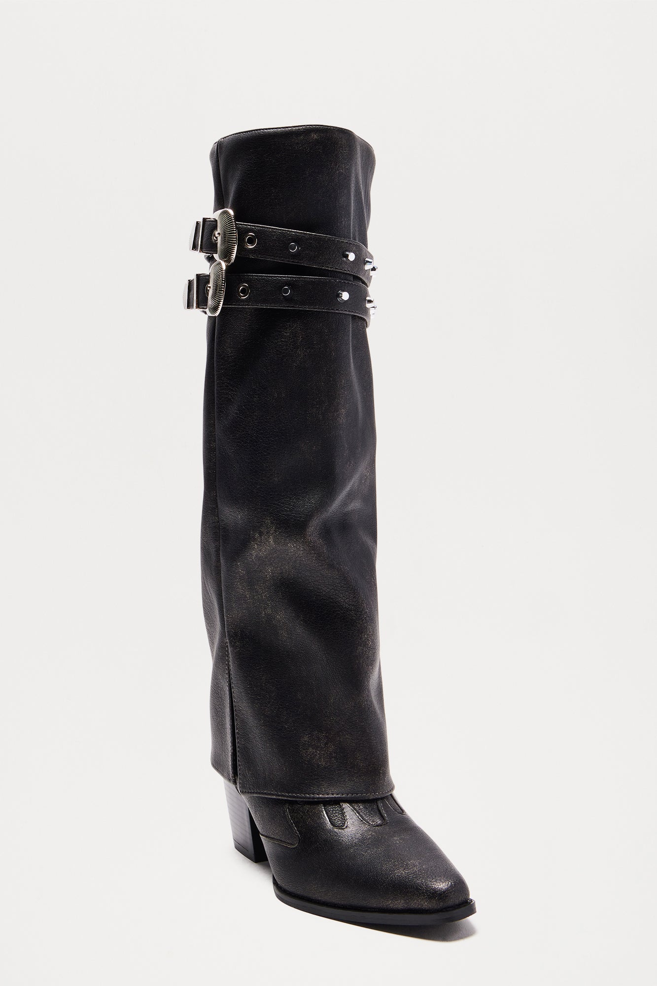 Taytum Knee High Boots - Black