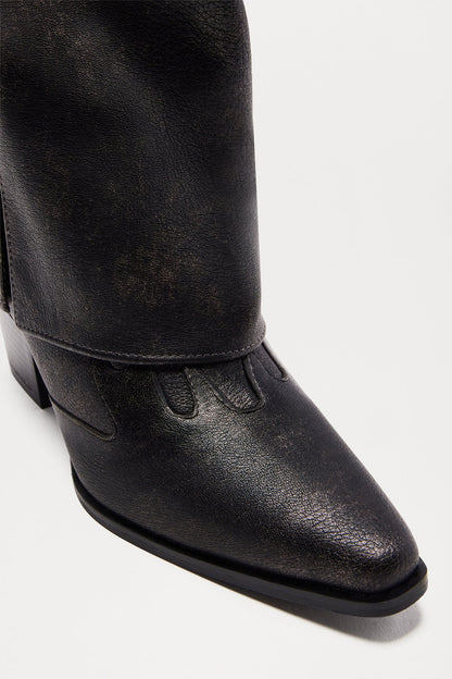 Taytum Knee High Boots - Black