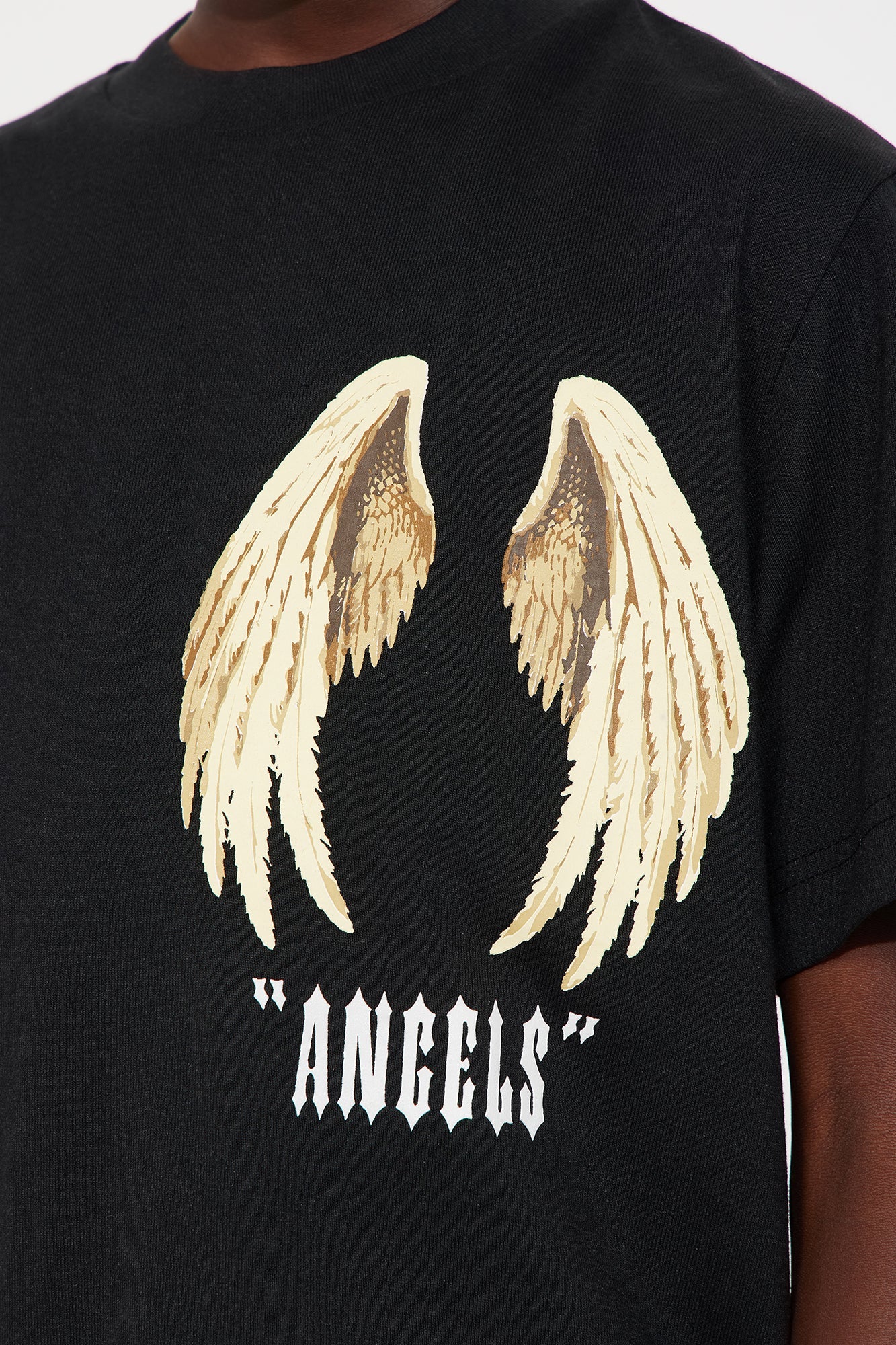 Mini Modern Angel T-Shirt - Black