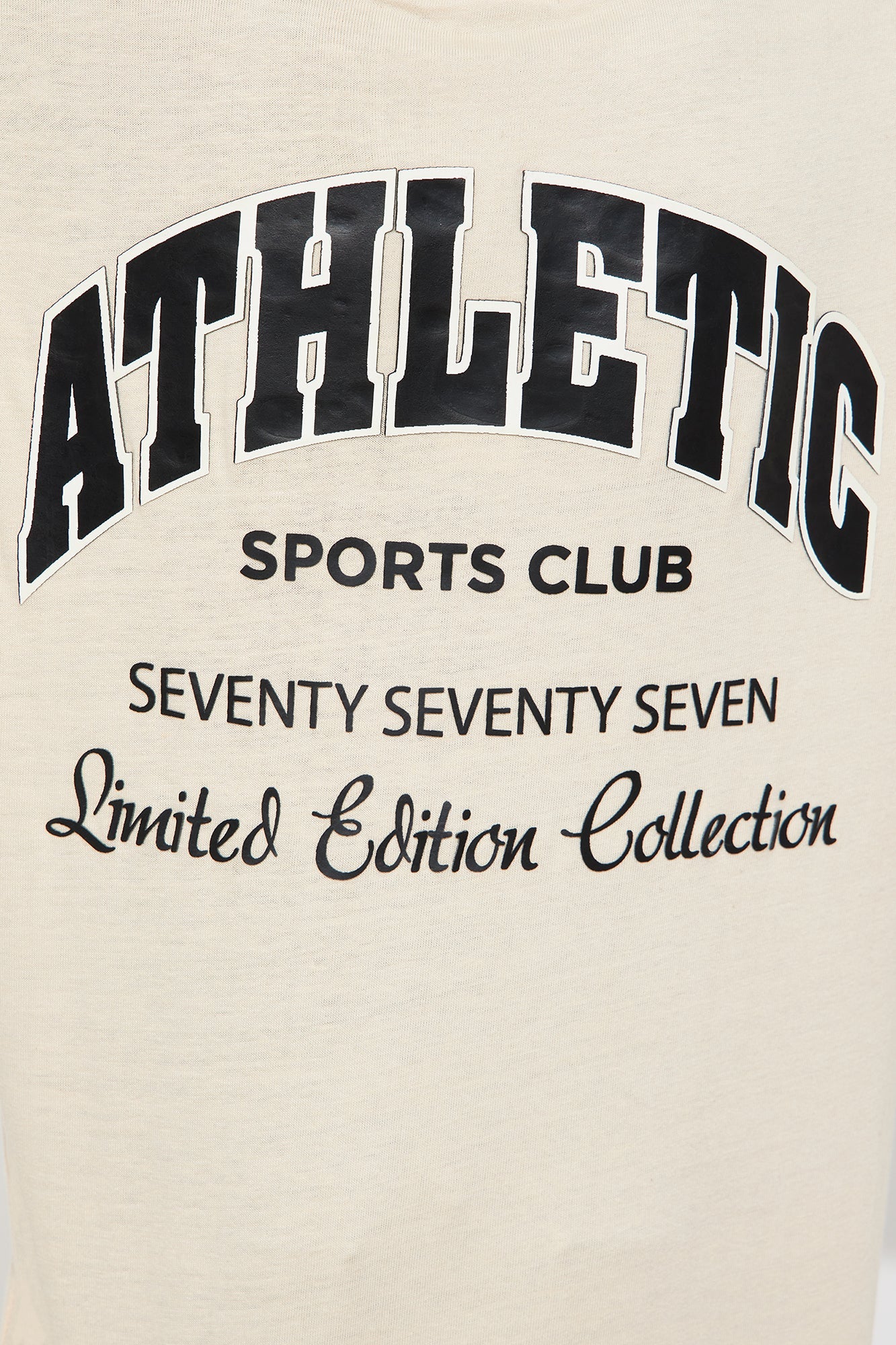 Mini 777 Athletic Front/Back Long Sleeve Tee - Sand