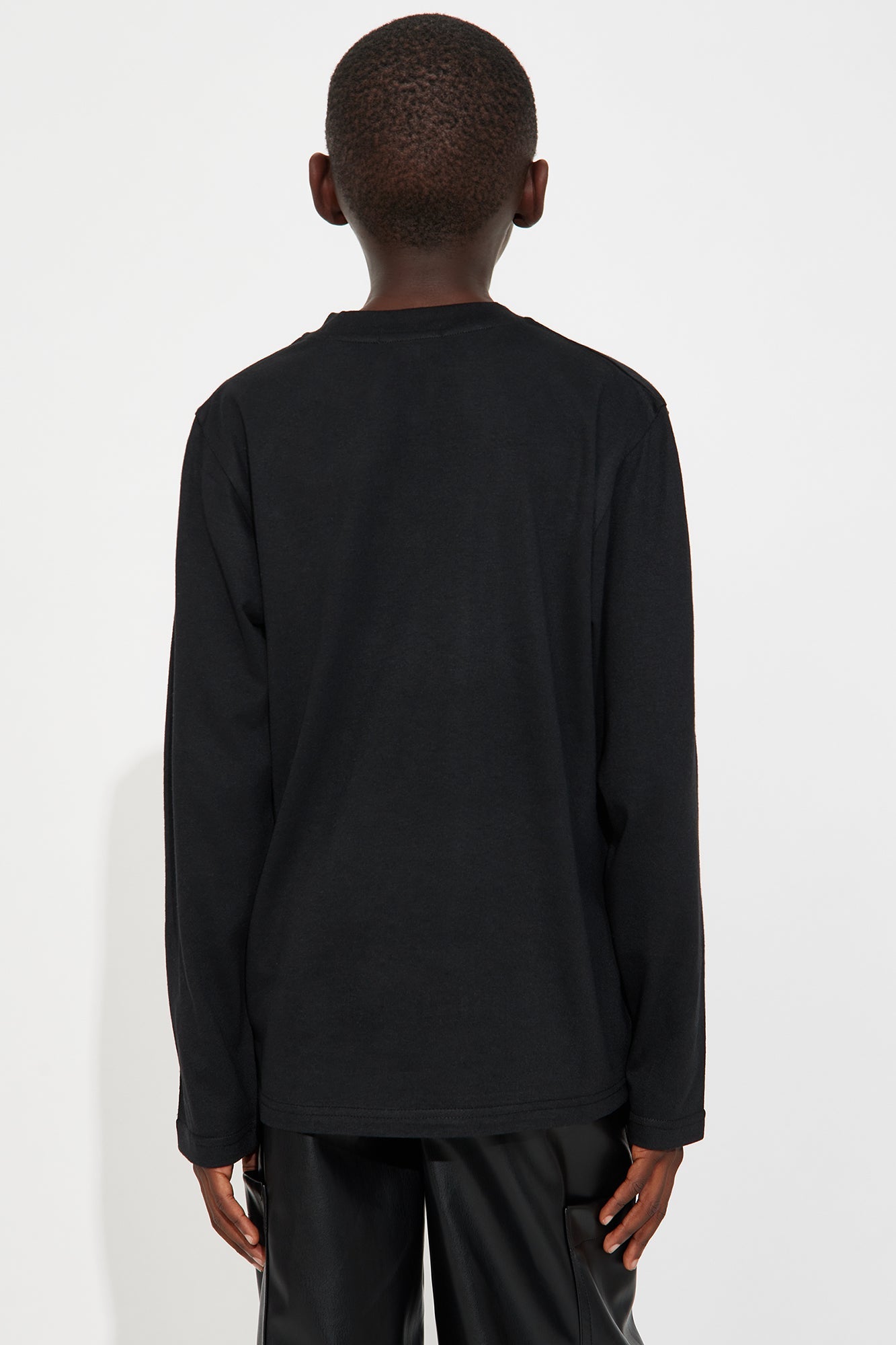 Mini Chill Dream Cream Urban Wear Long Sleeve Tee - Black