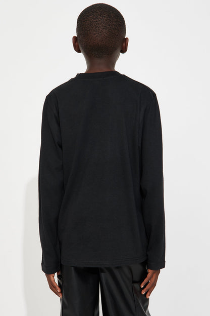 Mini Chill Dream Cream Urban Wear Long Sleeve Tee - Black