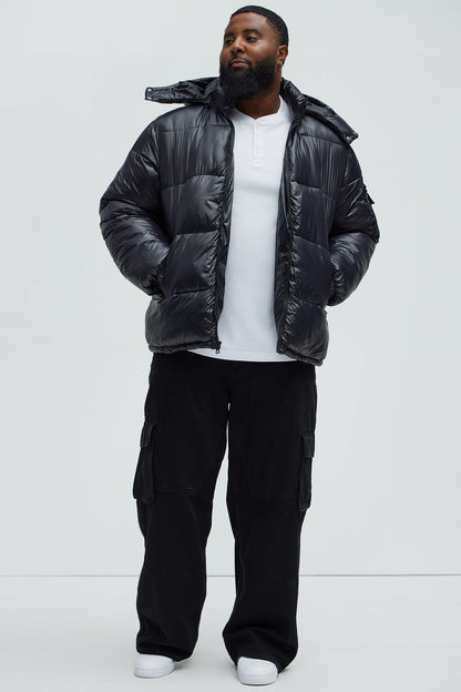 Nixer Puffer Jacket - Black