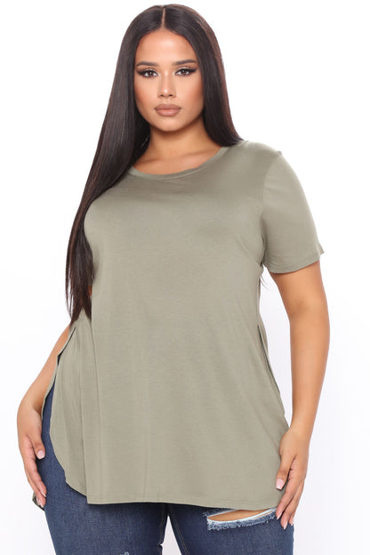 Laid Back Tee - Olive