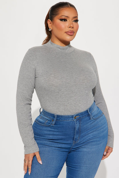 Dana Bodysuit - Charcoal