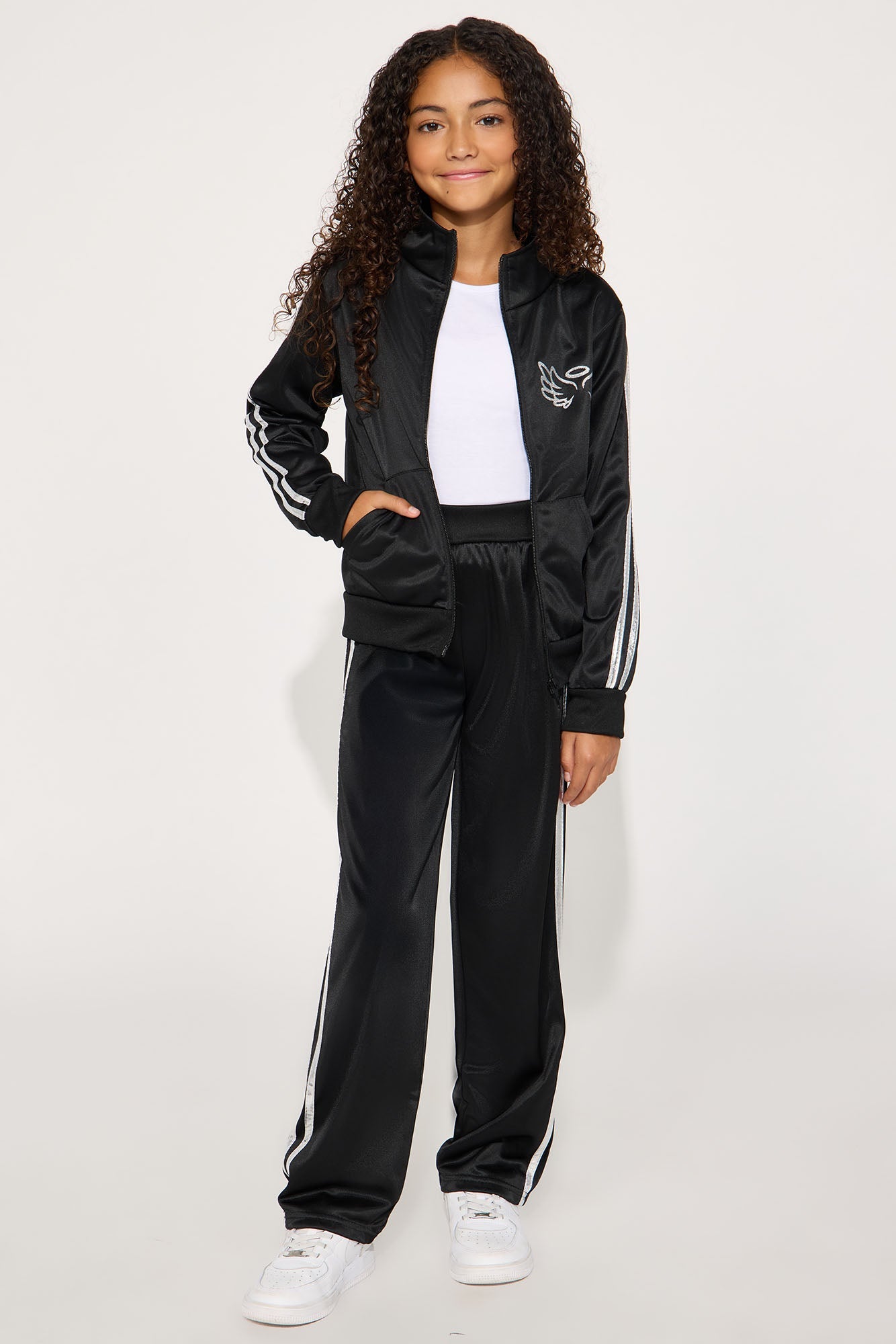 Mini Angel Energy Pant Set - Black/combo