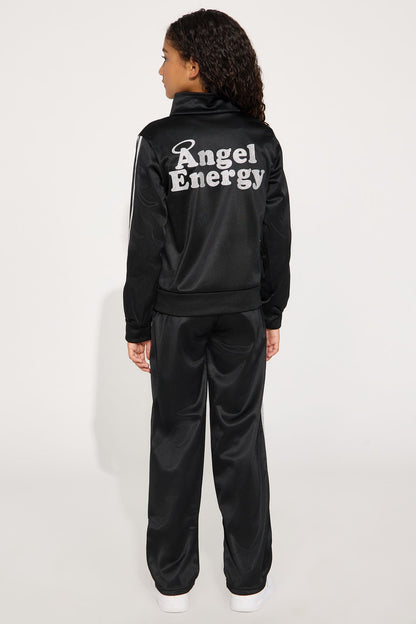 Mini Angel Energy Pant Set - Black/combo