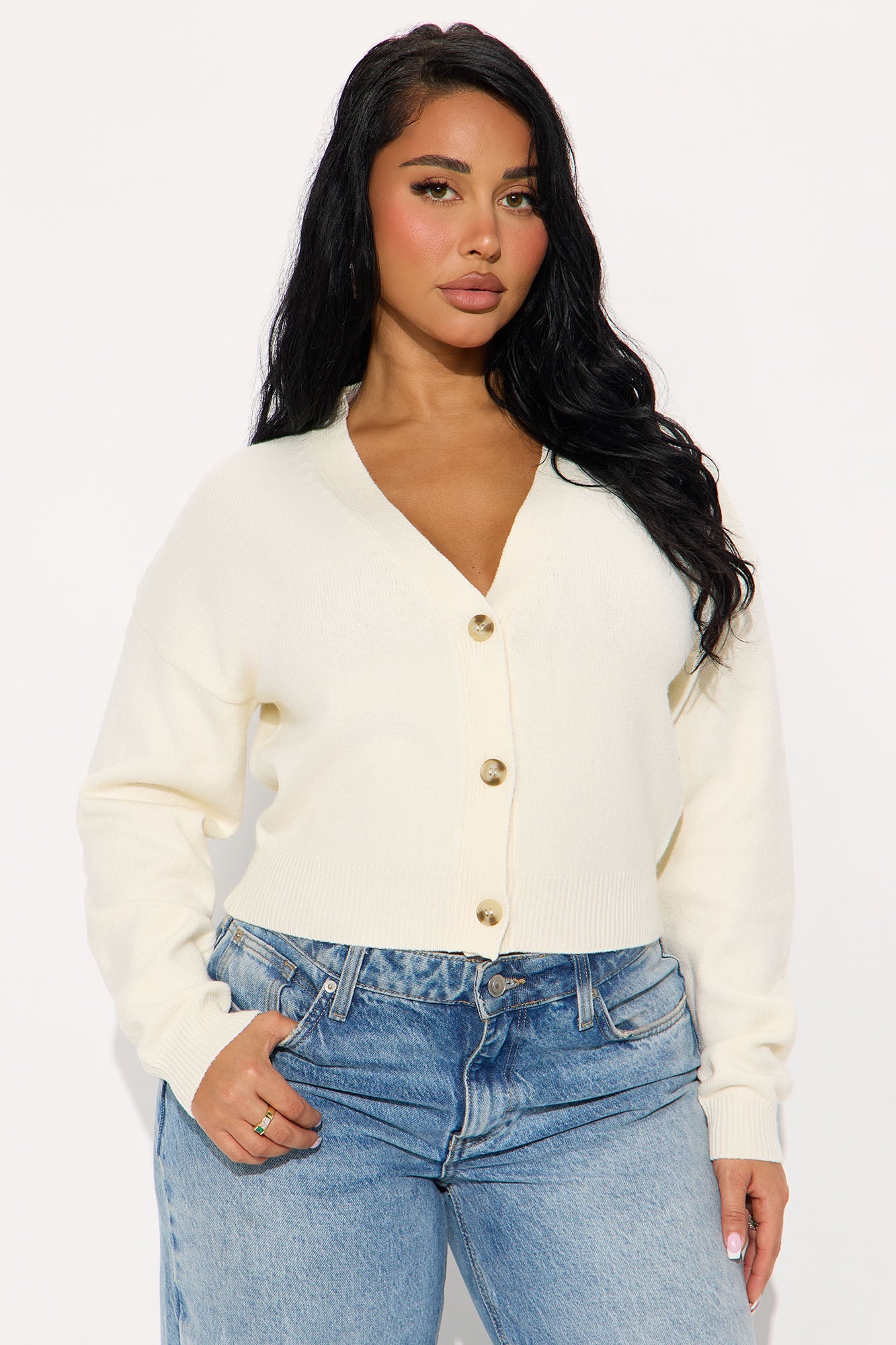 Soft Whispers Cardigan - Ivory