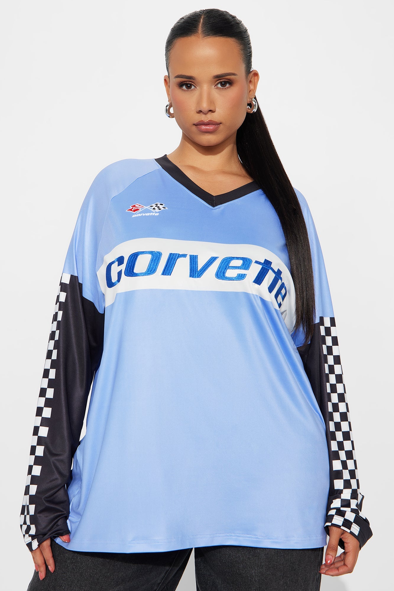 Corvette Heat Jersey Tee - Blue