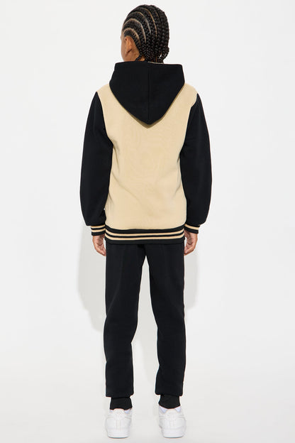 Mini Loyal To LA Hoodie and Jogger Pant Set - Sand/combo