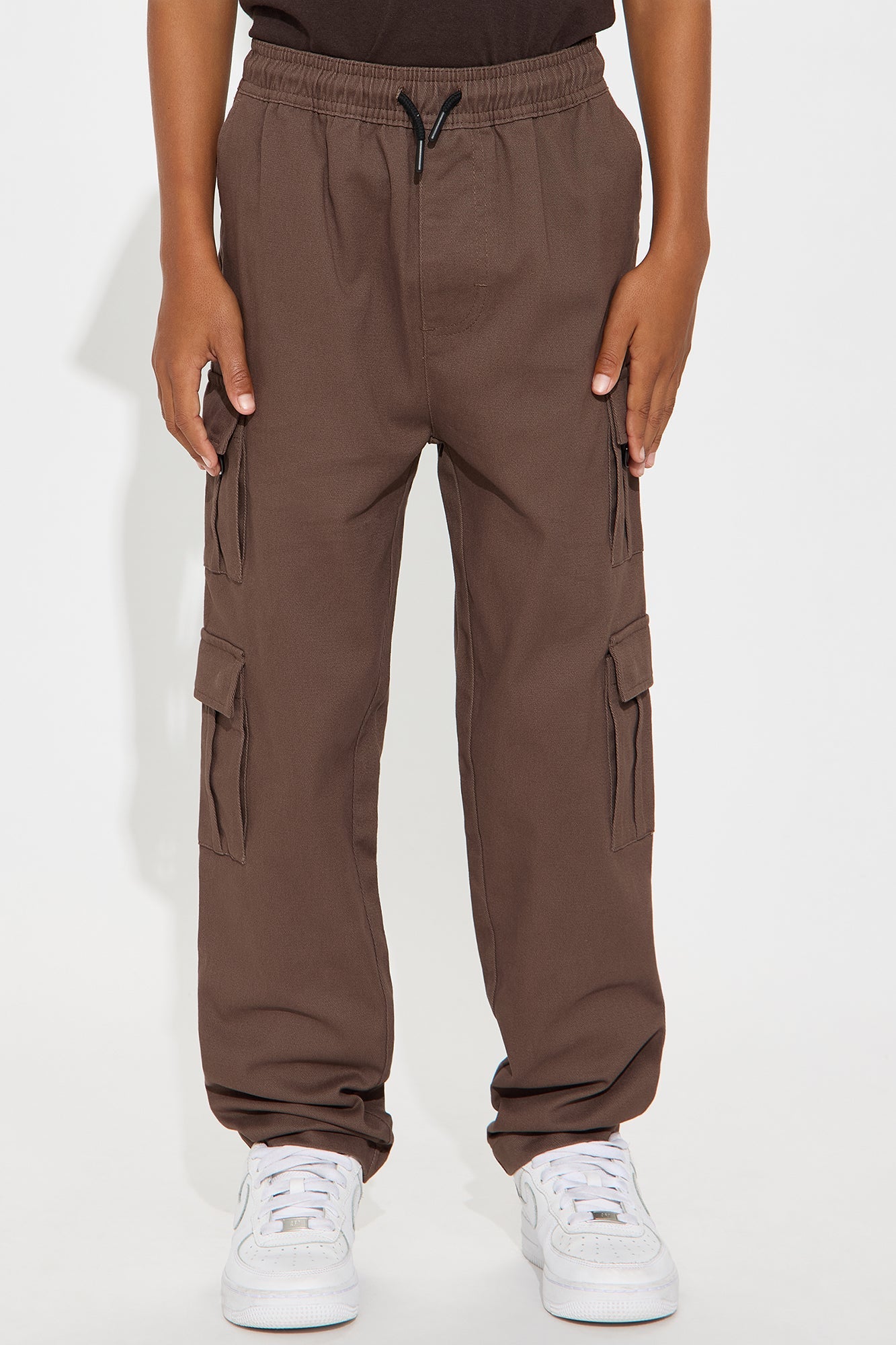 Mini Slim Double It Cargo Pants - Brown