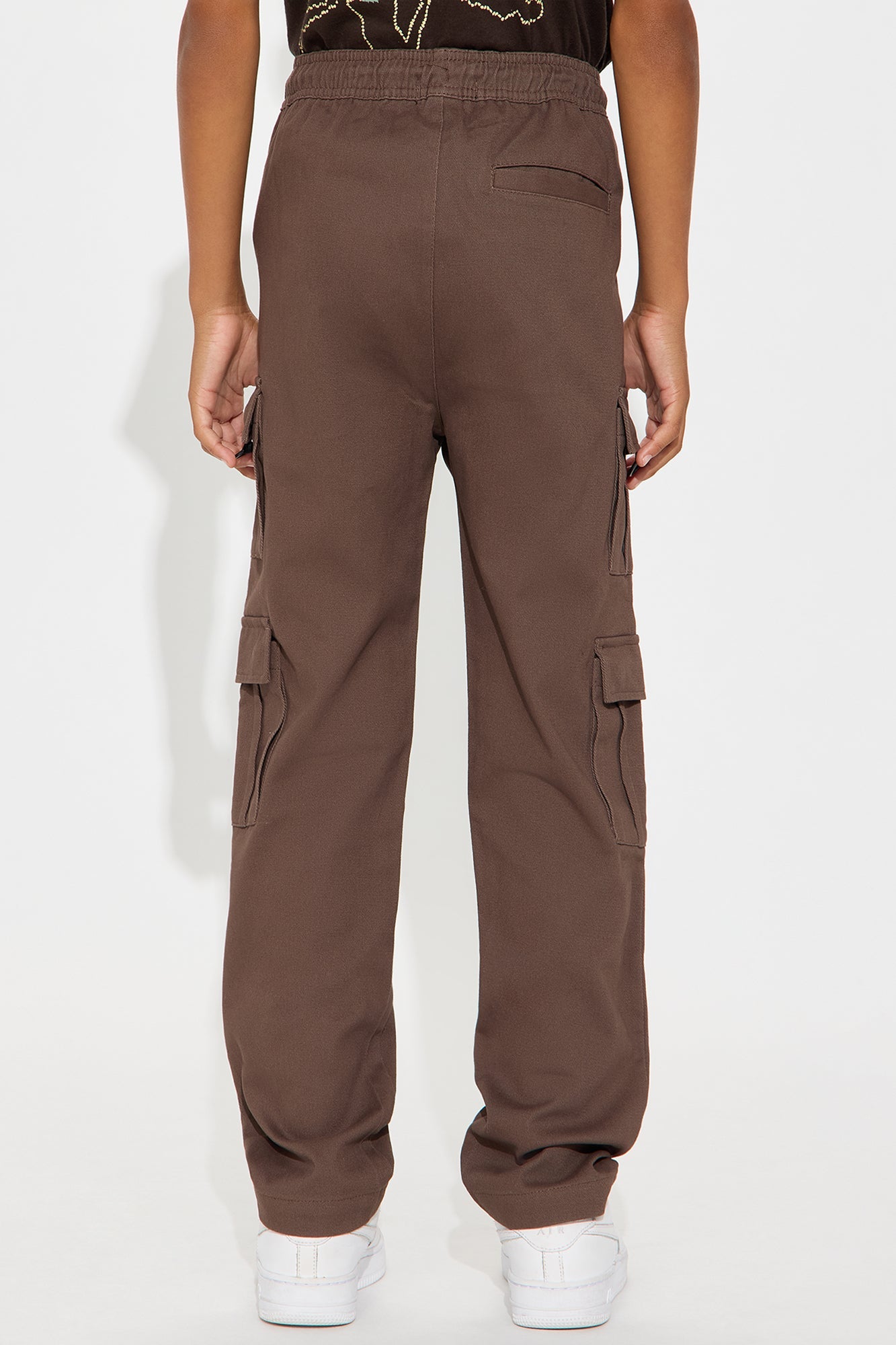 Mini Slim Double It Cargo Pants - Brown
