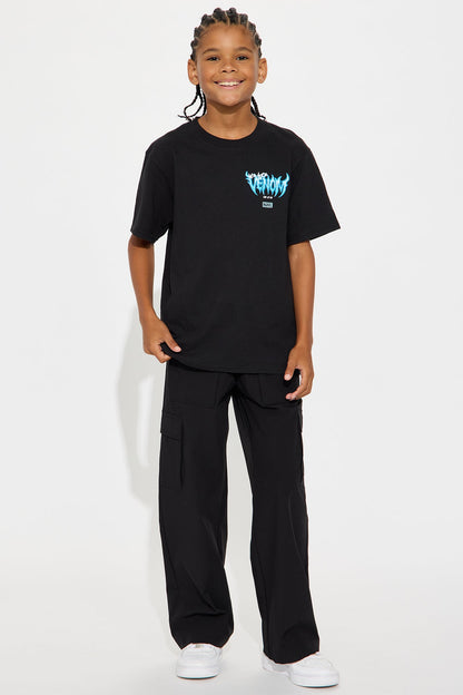 Mini Venom Along Came A Spider Oversized Short Sleeve Tee - Black