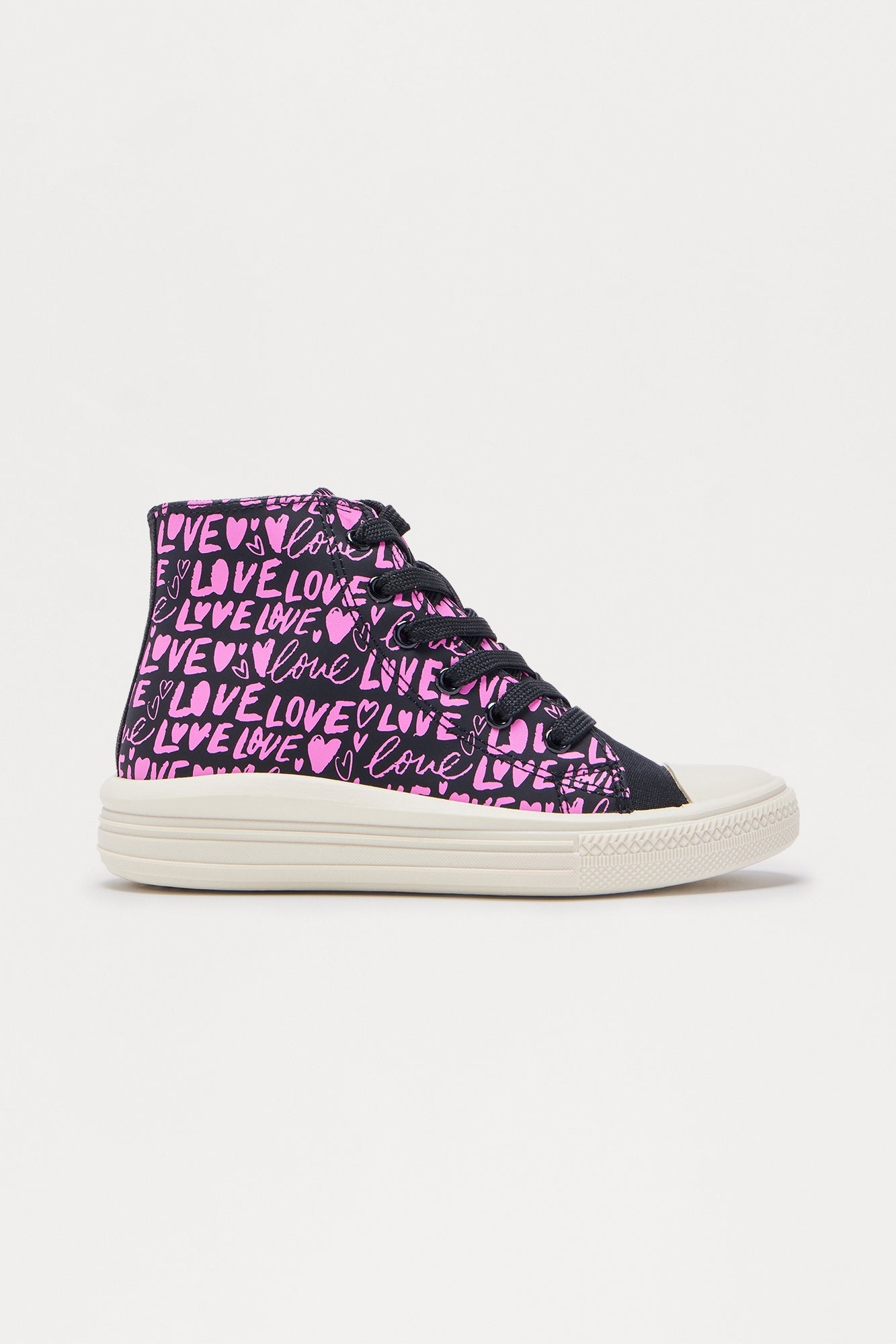 Mini So Much Love High Top Sneakers - Pink/combo
