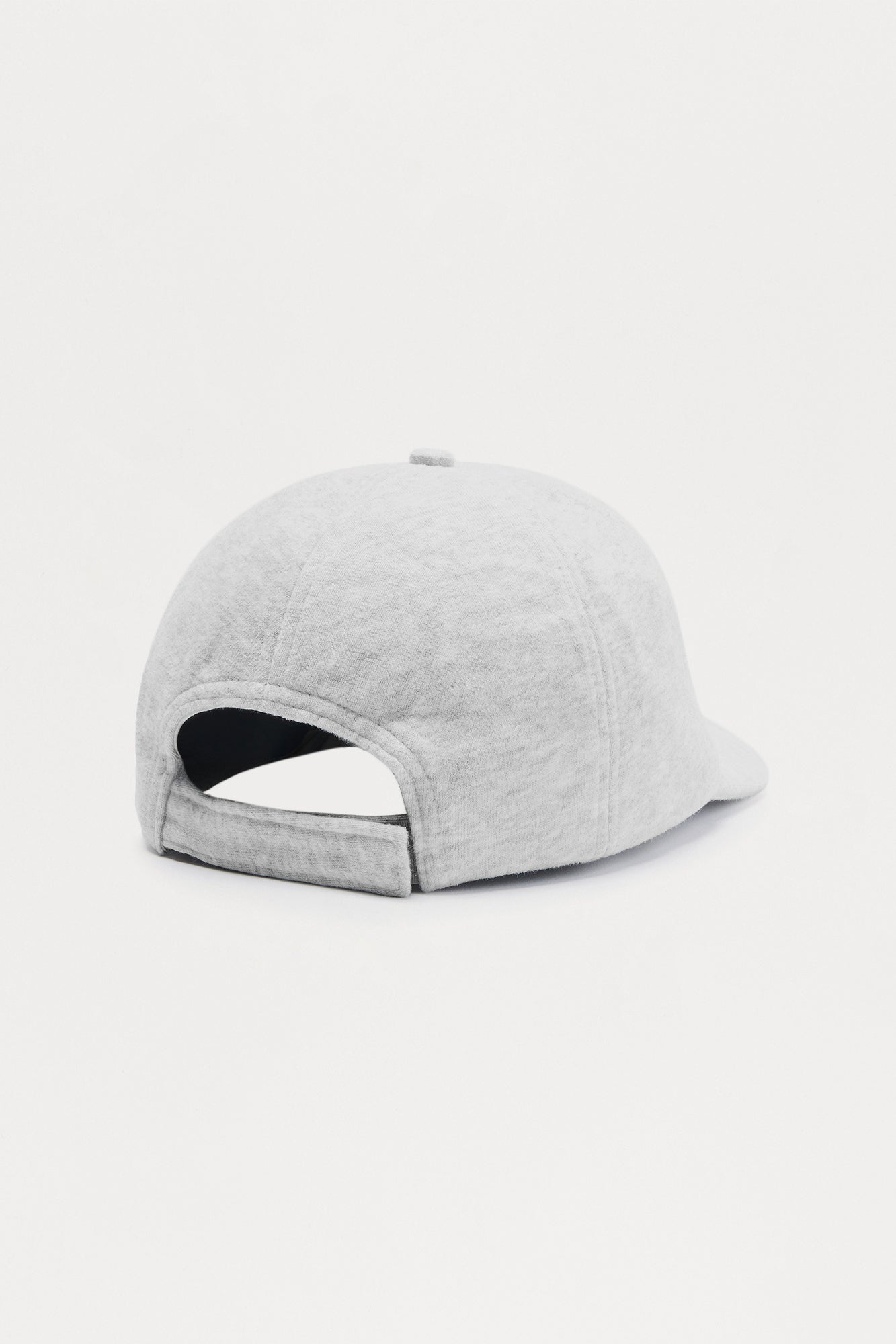 410 Fleece 6 Panel Baseball Hat - Heather Grey