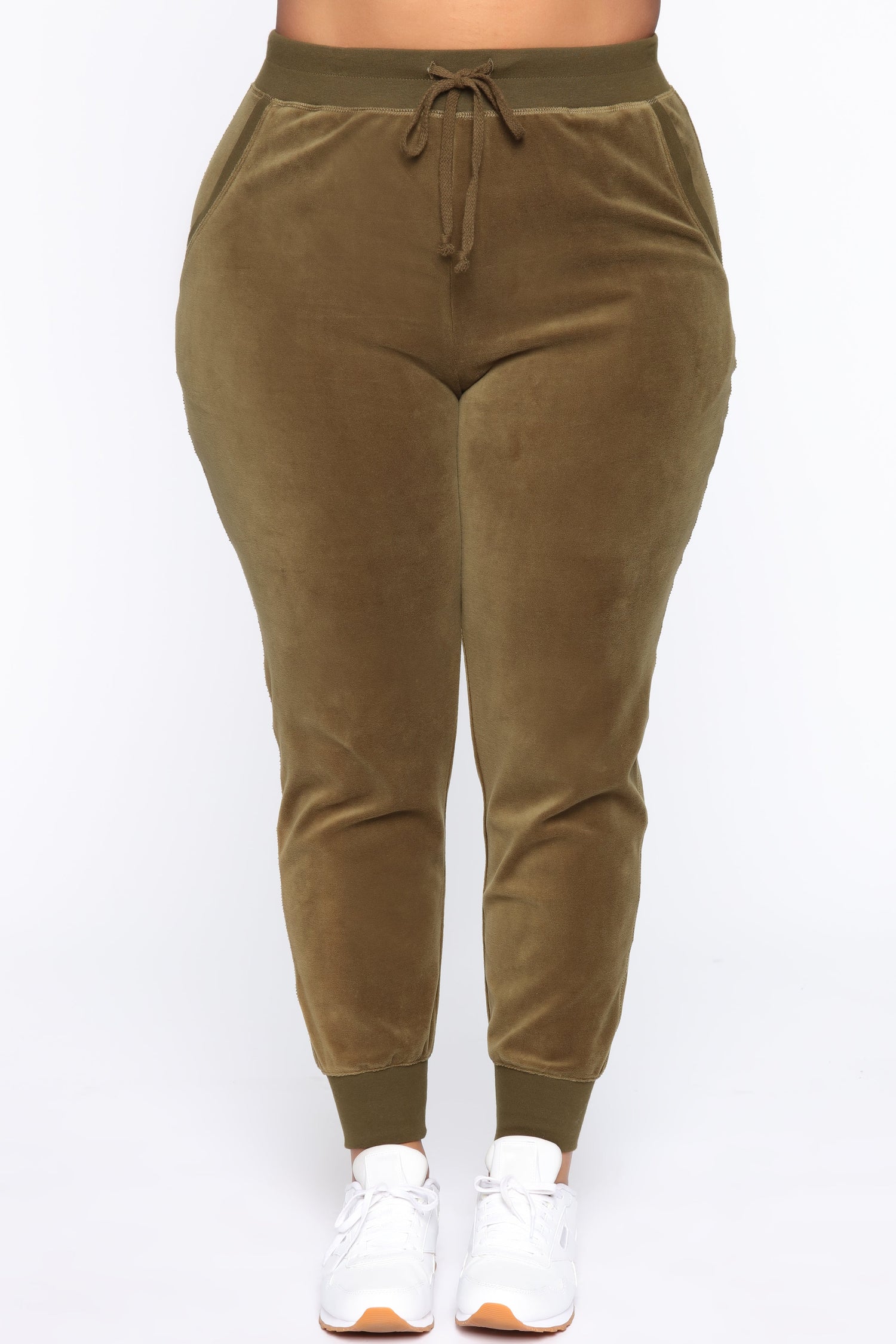 The Original Trendsetter Velour Set - Olive