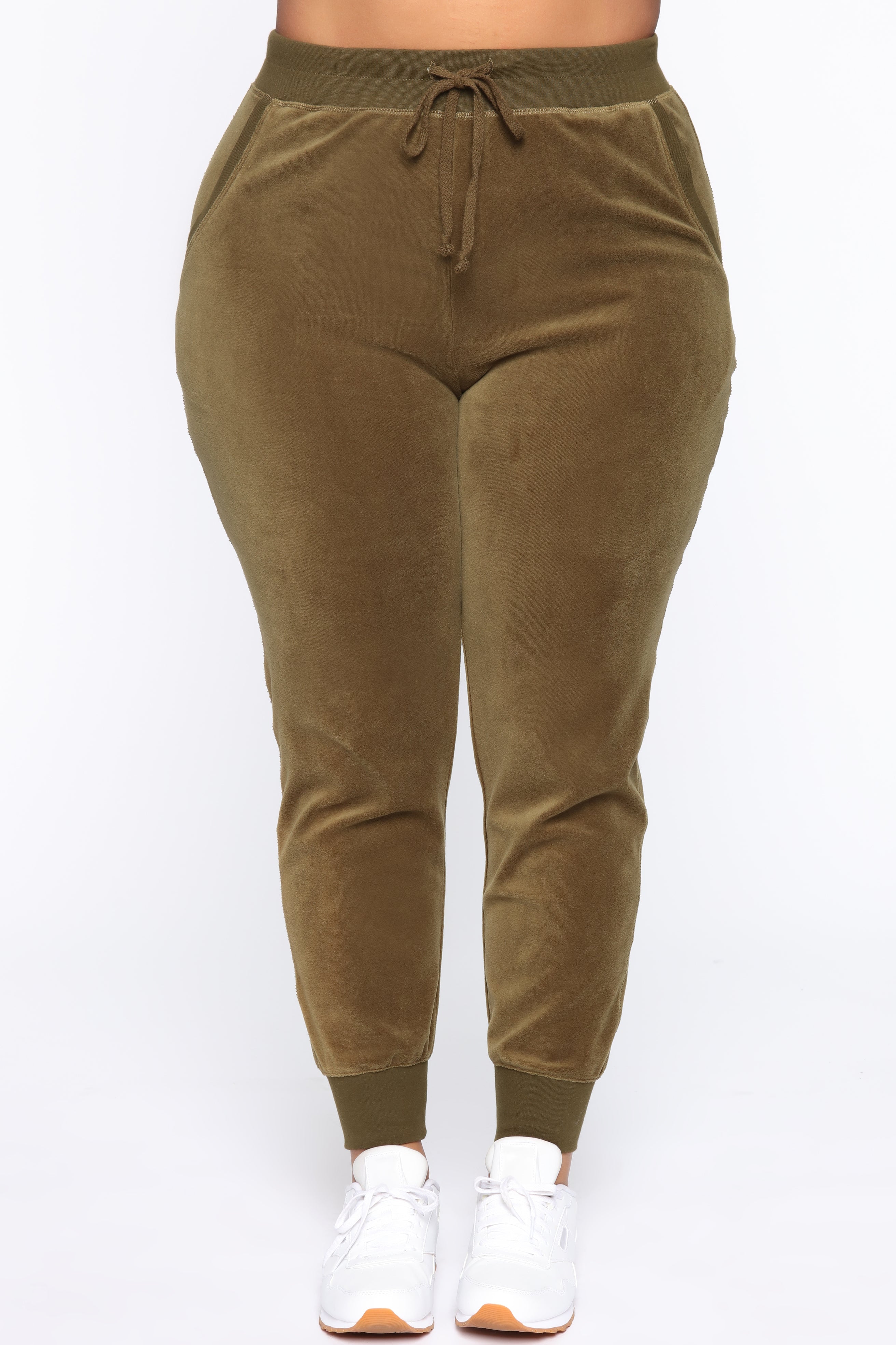 The Original Trendsetter Velour Set - Olive