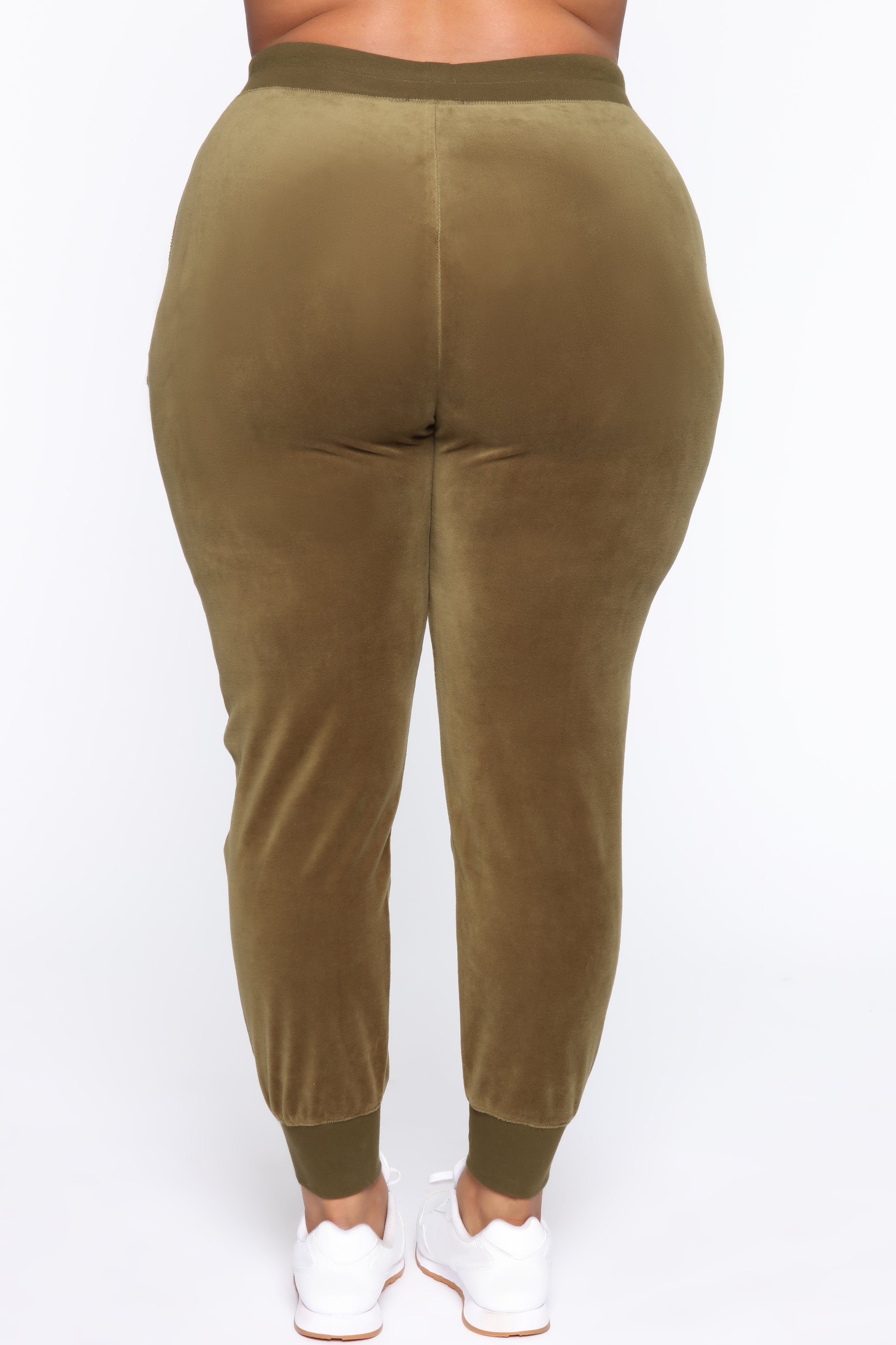 The Original Trendsetter Velour Set - Olive