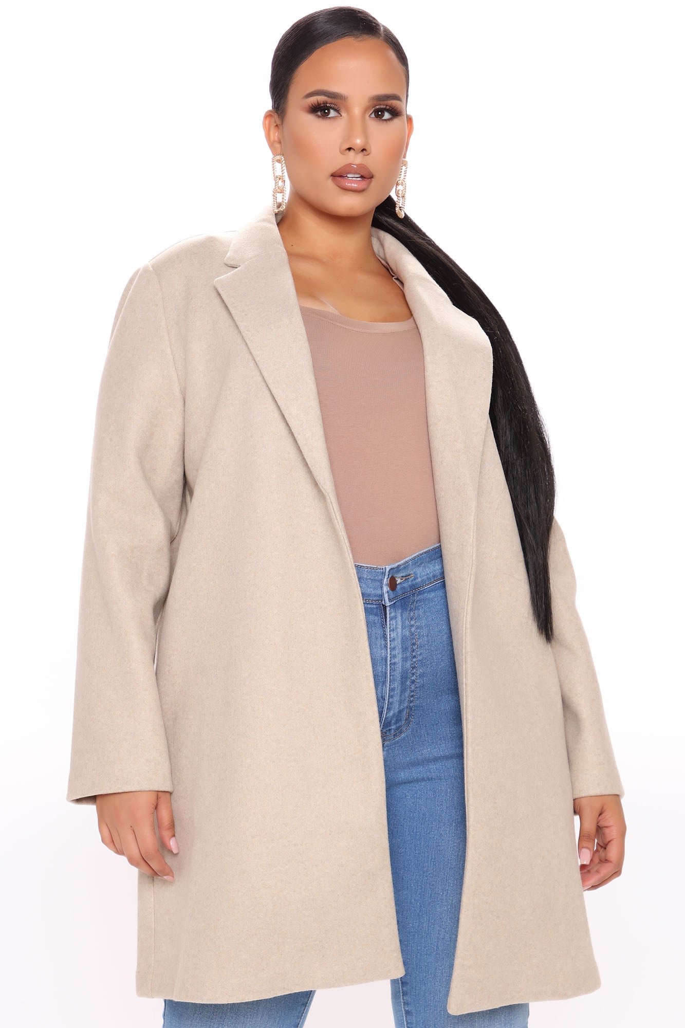 Long Nights Coat - Oatmeal