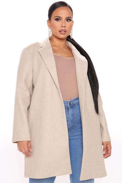 Long Nights Coat - Oatmeal