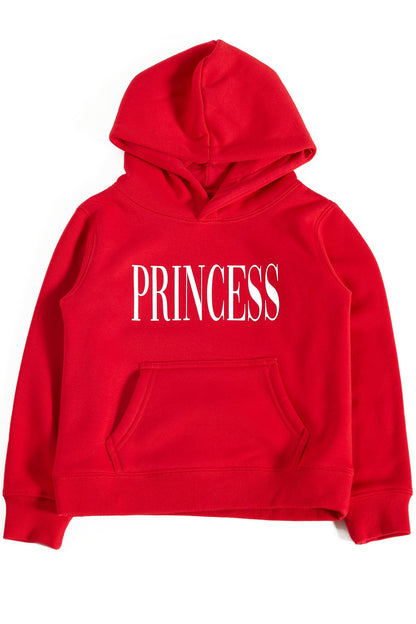 Family Goals Mini Princess Hoodie - Red