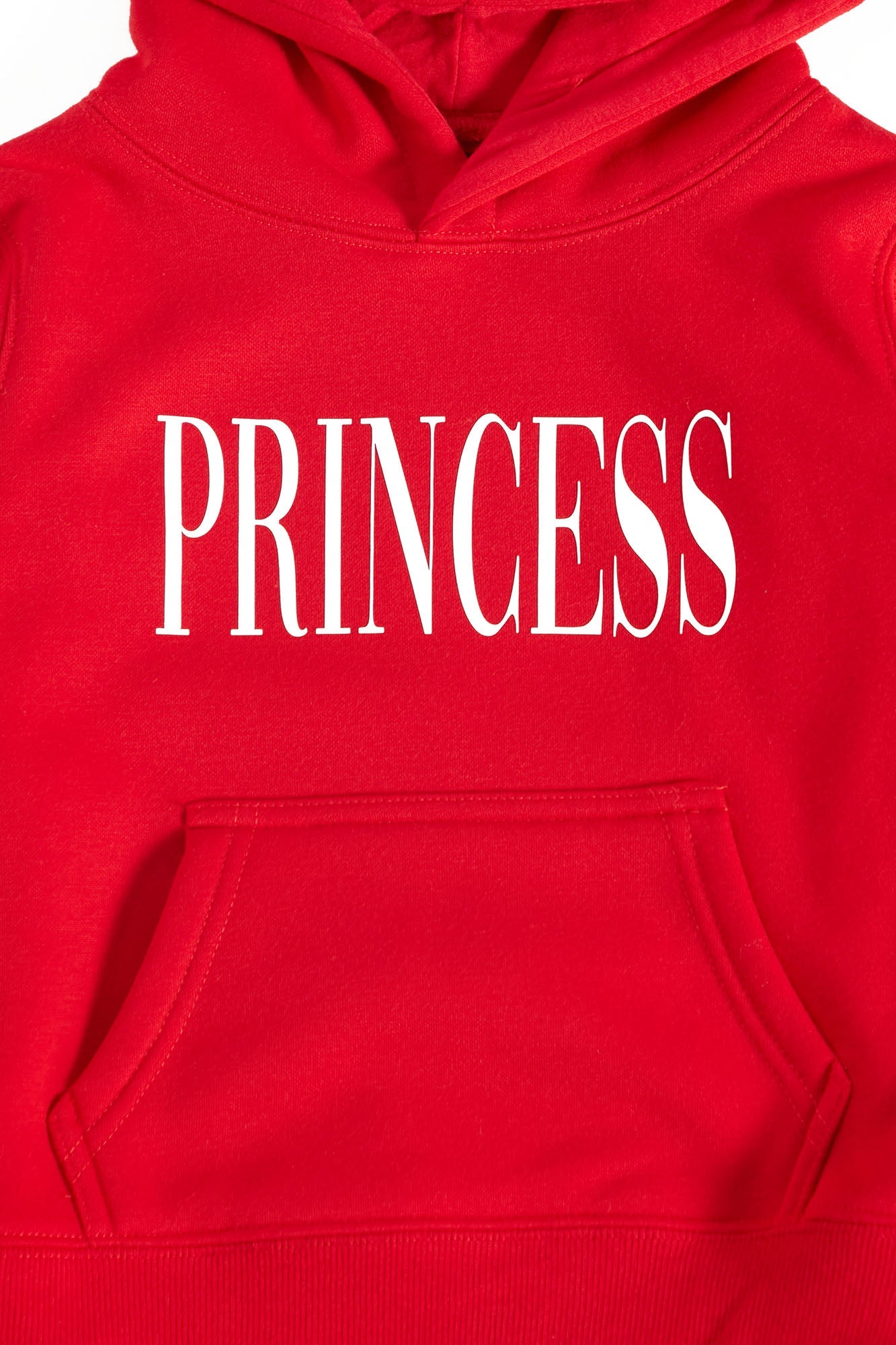Family Goals Mini Princess Hoodie - Red