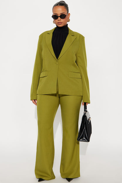 Breaking Even Blazer - Chartreuse