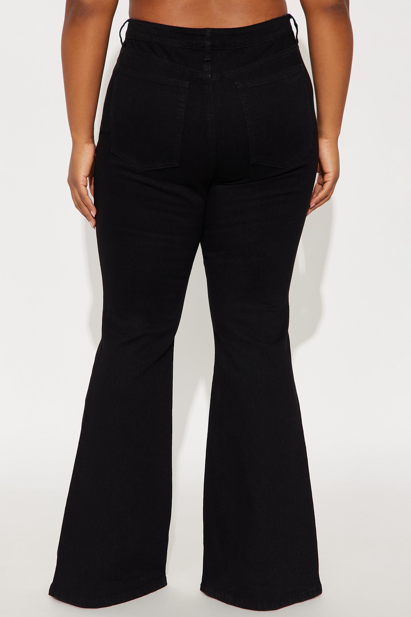 Out And About Super Flare Jeans - Black