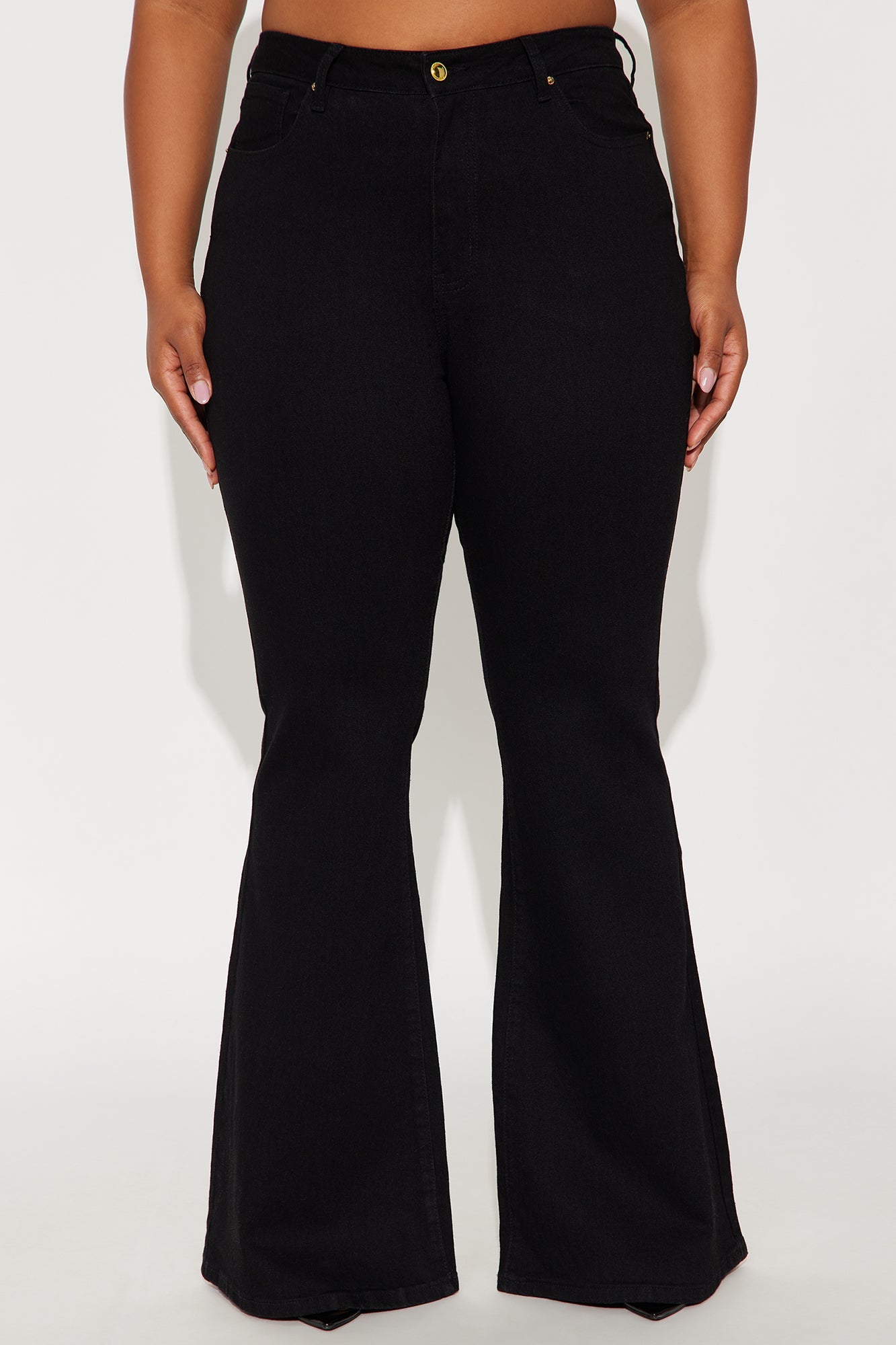 Out And About Super Flare Jeans - Black