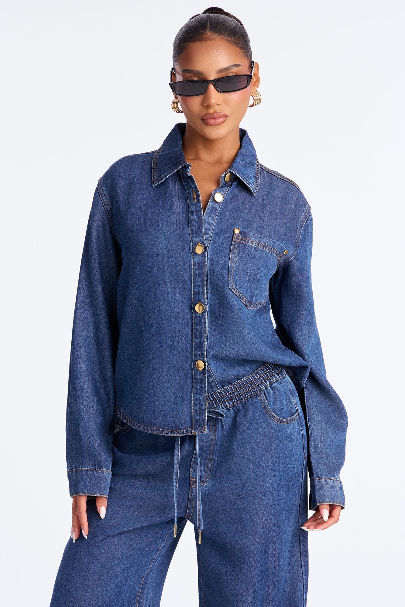 There She Goes Pant Set - Blue