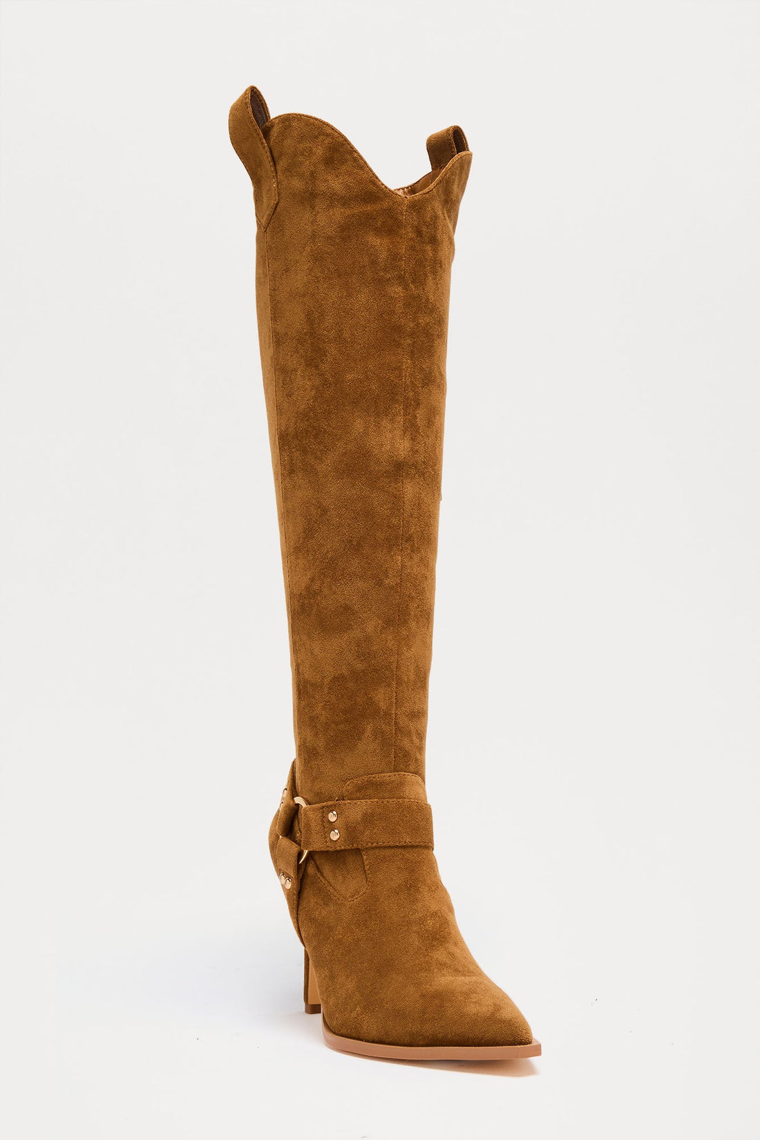 Rochester Hardware Stiletto Boots - Tan