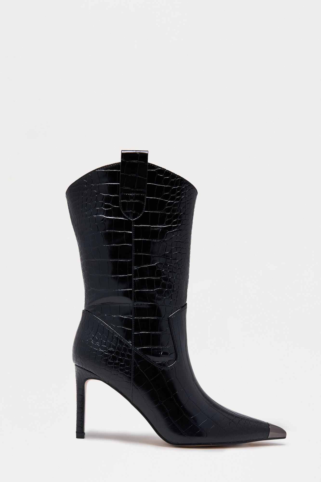 Wrangler Stiletto Cowboy Booties - Black