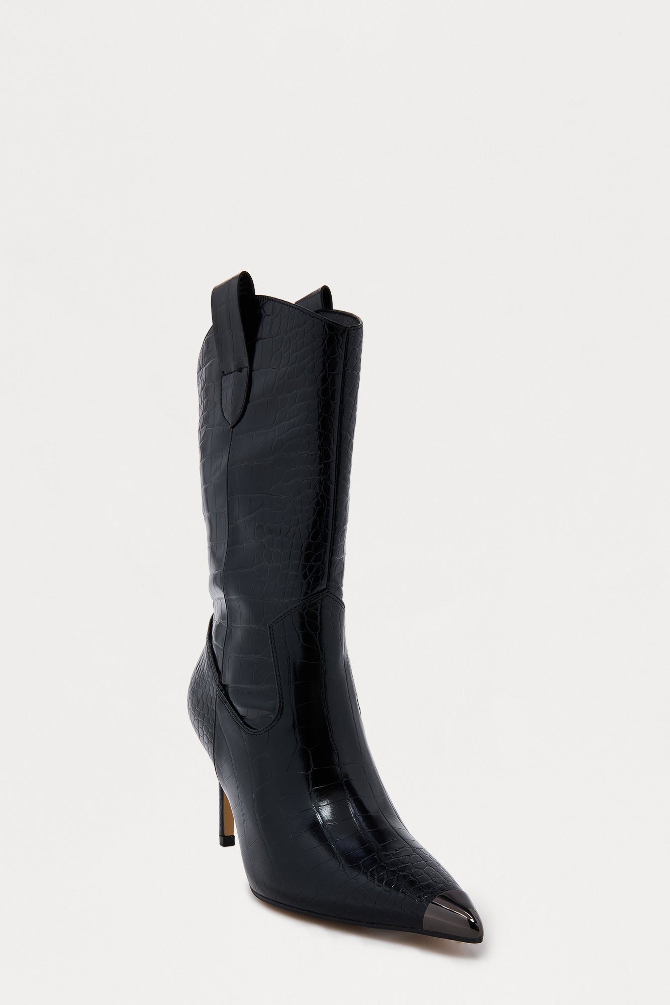 Wrangler Stiletto Cowboy Booties - Black