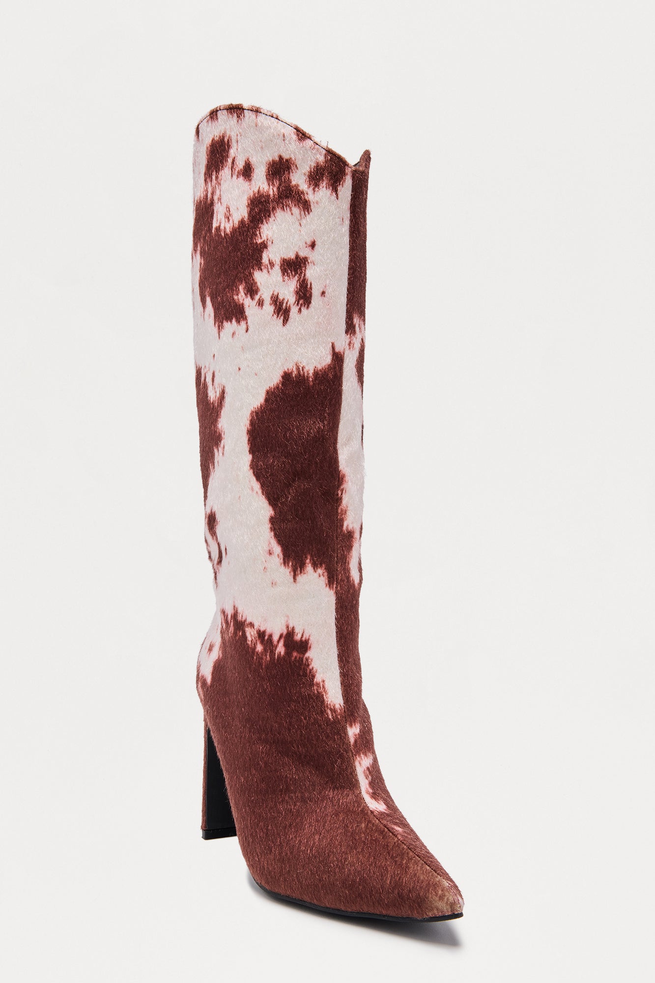 Montana Animal Print Boots - Brown/combo
